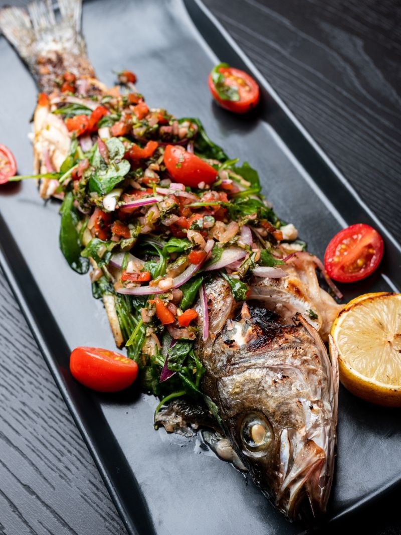 Open-Flame Branzino