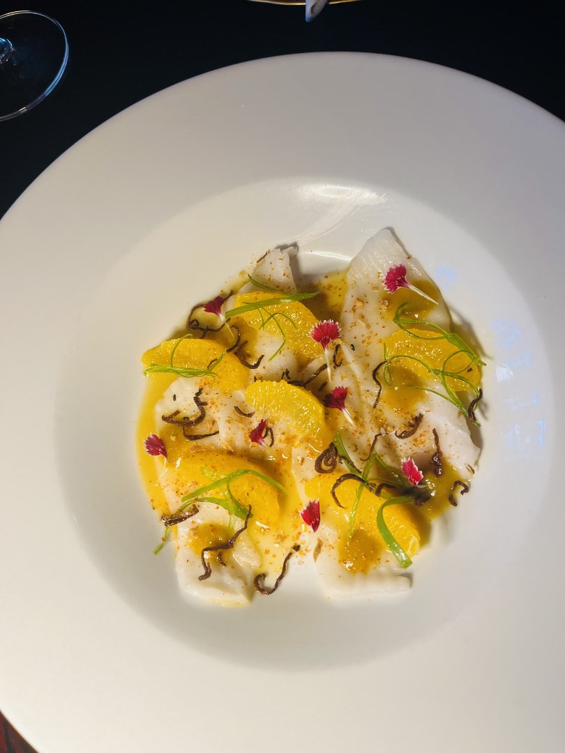 Buttery Sea Bass Crudo