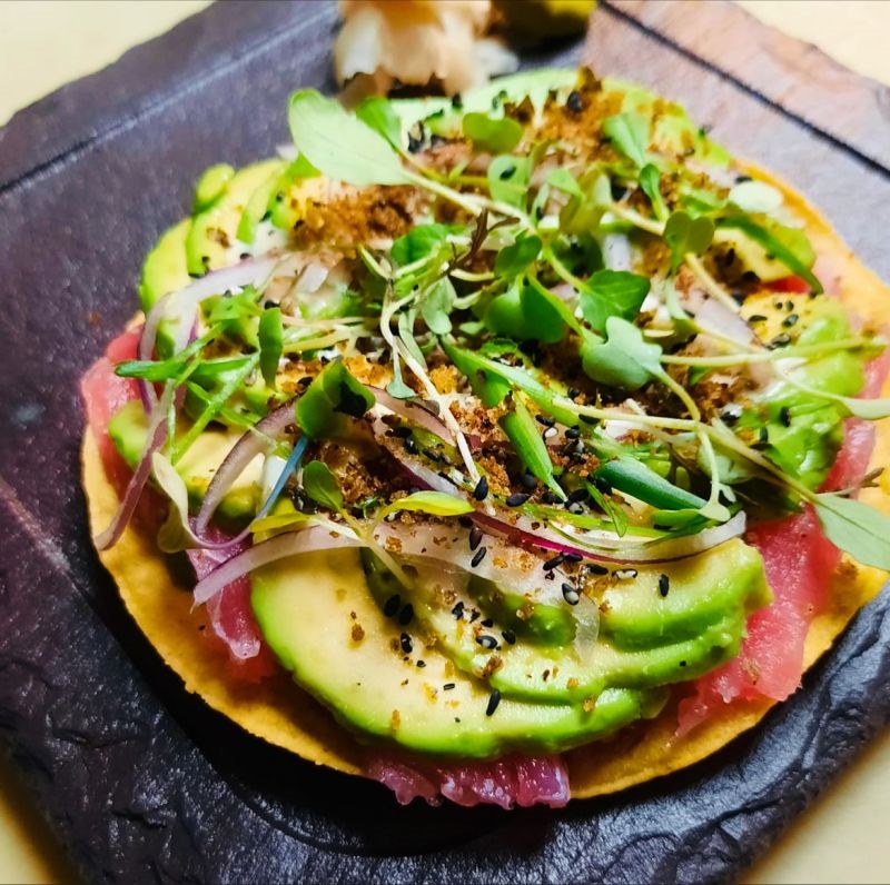 Tuna Tostada